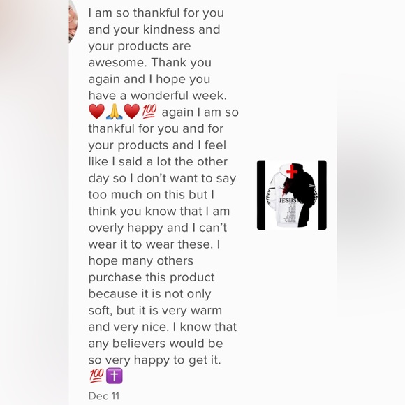 LION & JESUS On The Cross WVerse Long Sleeve kangaroo Pocket Hoodie Pullover - Picture 6 of 7